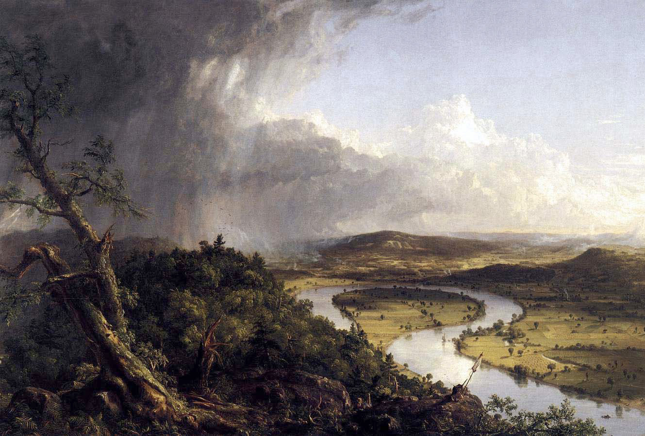 View from Mount Holyoke Northamptom Massachusetts